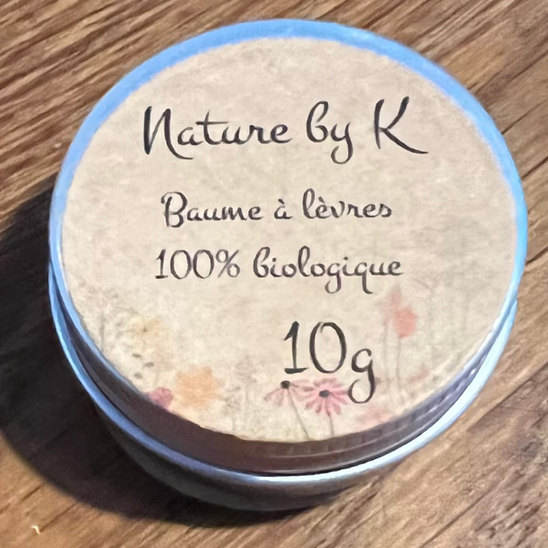 cosmétiques naturels français -baume à lèvres naturel 100% biologique - fabrication artisanale Nature by K - Avensan (33)